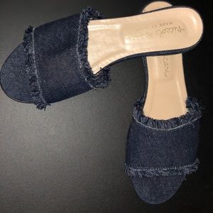 Denim Slides Sandala